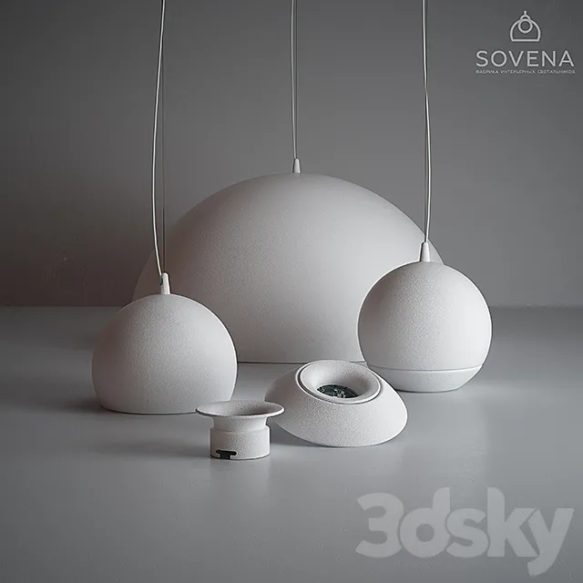 Lamps factory SOVENA 3DModel Lamps factory SOVENA 3DModel