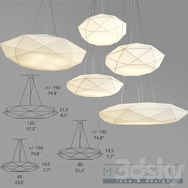 Lamps Morosini Diamond 3DModel Lamps Morosini Diamond 3DModel