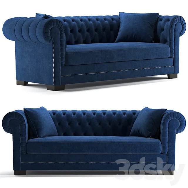 lamps plus Christine sofa 3D Model lamps plus Christine sofa 3D Model