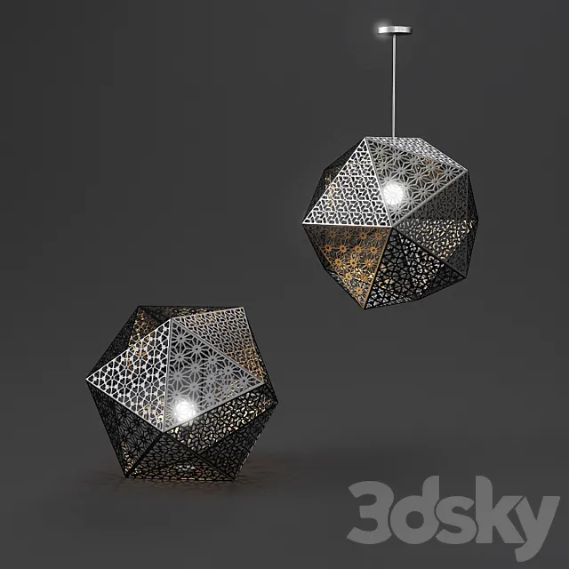 Lamps RONTONTON from Quasar 3D Model Lamps RONTONTON from Quasar 3D Model