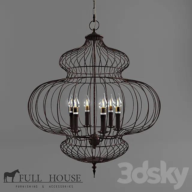 Lamps suspended Full House 3DModel Lamps suspended Full House 3DModel