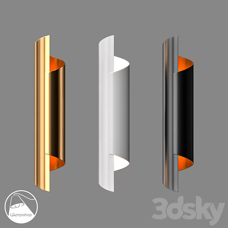 LampsShop.ru B4108 Sconce Postmodern Helix 3D Model LampsShop.ru B4108 Sconce Postmodern Helix 3D Model