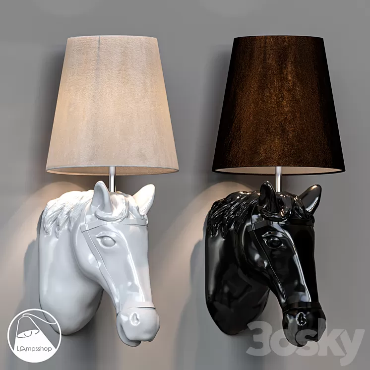 LampsShop.ru B4119 Sconce Courser 3D Model LampsShop.ru B4119 Sconce Courser 3D Model