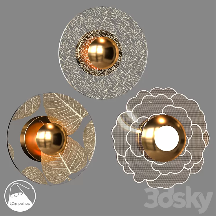 LampsShop.ru B4213 Sconce Modes 3D Model LampsShop.ru B4213 Sconce Modes 3D Model