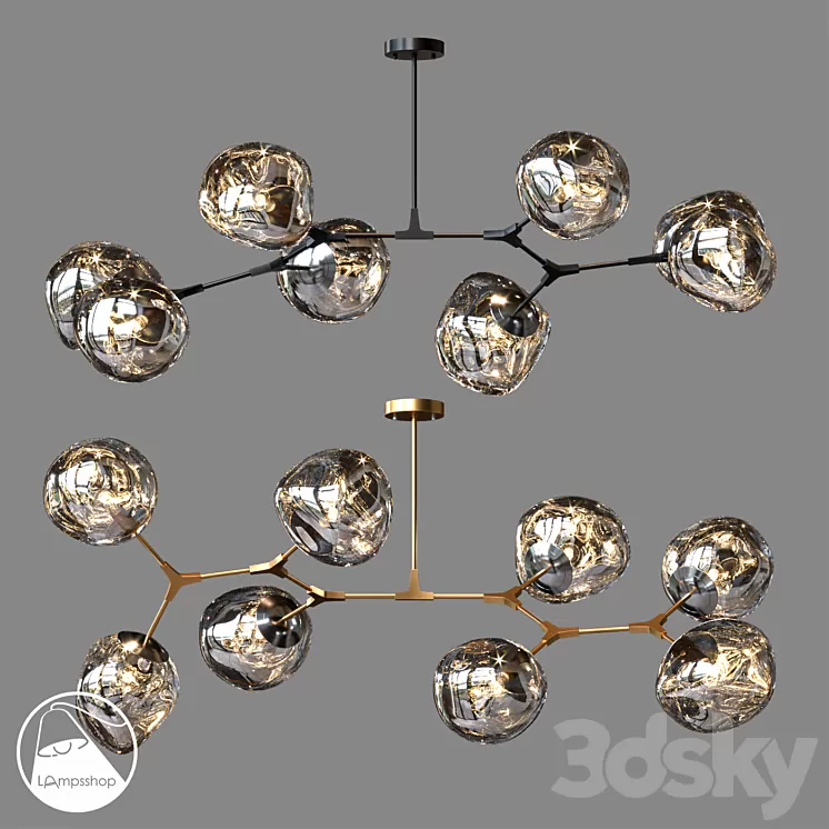 LampsShop.ru L1418a Chandelier Viller 3D Model