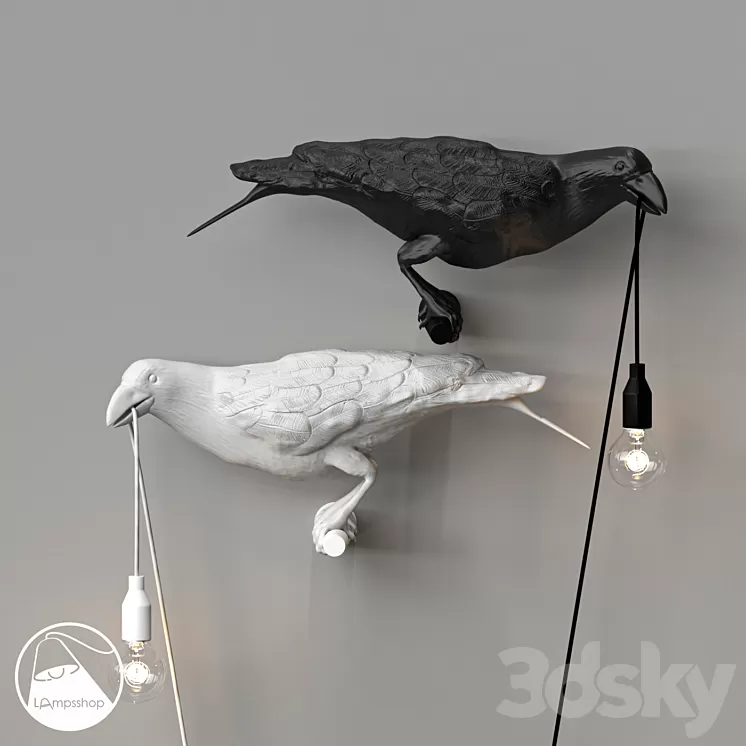 LampsShop.ru NL5085 Sconce Crow Lamp 3D Model LampsShop.ru NL5085 Sconce Crow Lamp 3D Model