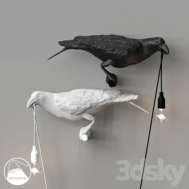 LampsShop.ru NL5085 Sconce Crow Lamp 3DModel