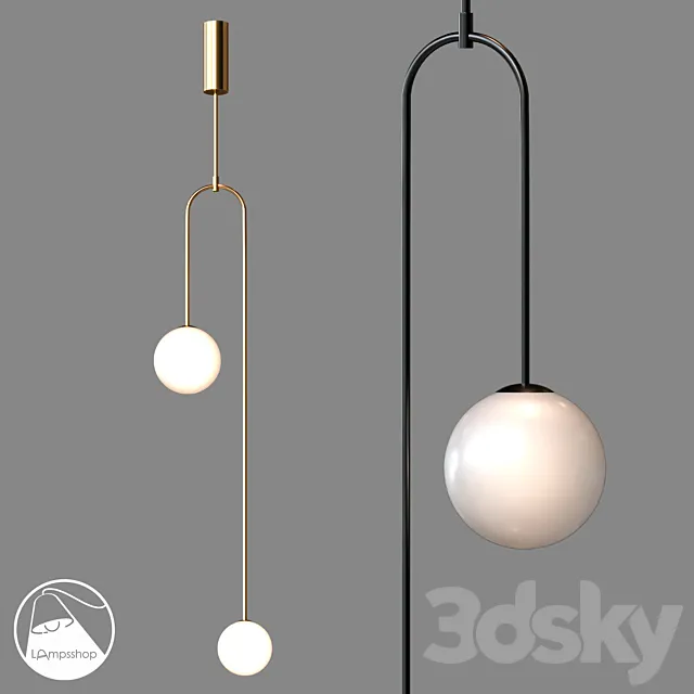 LampsShop.ru PDL2032 Pendant OVOTON A 3D Model