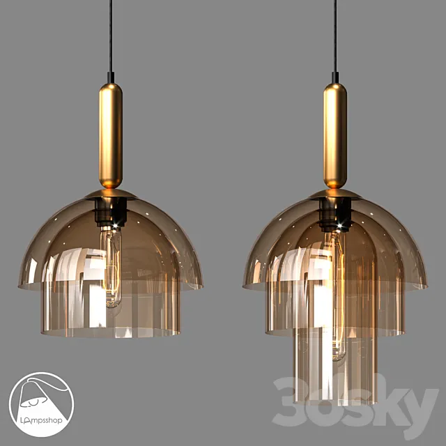 LampsShop.ru PDL2307? Pendant Eve 3DModel