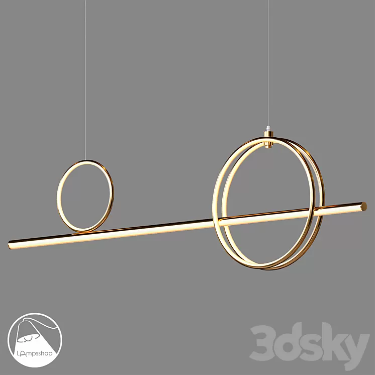 LampsShop.ru PDL2316a Pendant Drumme 3D Model LampsShop.ru PDL2316a Pendant Drumme 3D Model