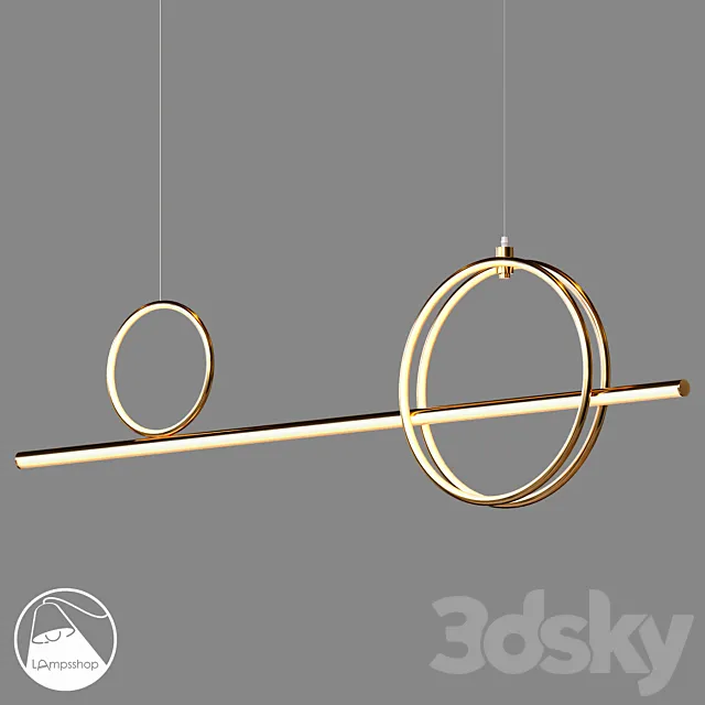LampsShop.ru PDL2316a Pendant Drumme 3DModel