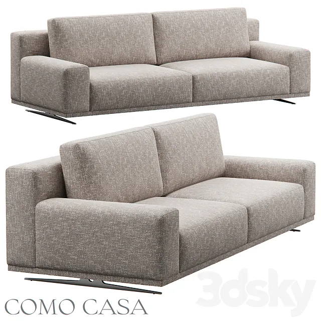 Lana 2 sections sofa from Como Casa 3D Model Lana 2 sections sofa from Como Casa 3D Model