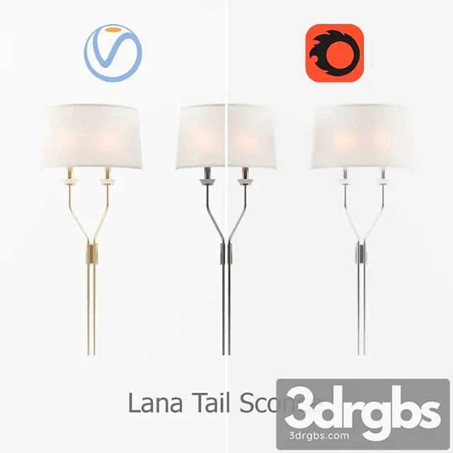 Lana Tail Sconce Circa Ligting 3D Model Download Lana Tail Sconce Circa Ligting 3D Model Download