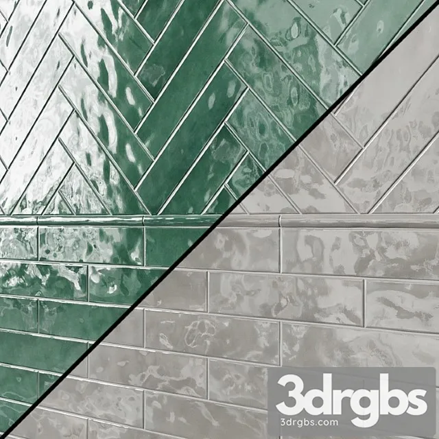 Lancaster ceramic tile 3×12 3D Model Download