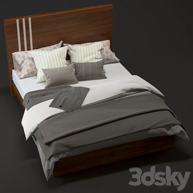Lance bedframe 3D Model Lance bedframe 3D Model