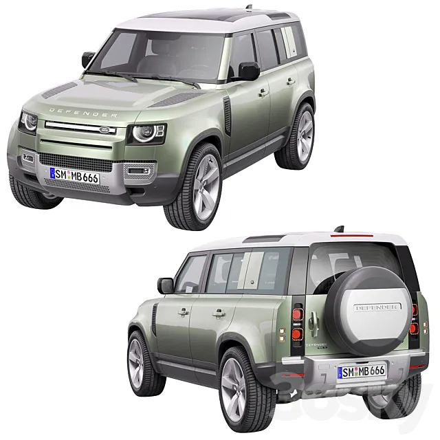 Land Rover Defender 2020 3DModel