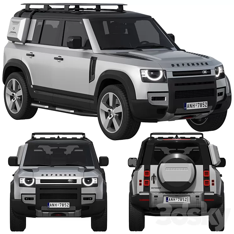 Land Rover Defender EXPLORER PACK 3D Model Free Download