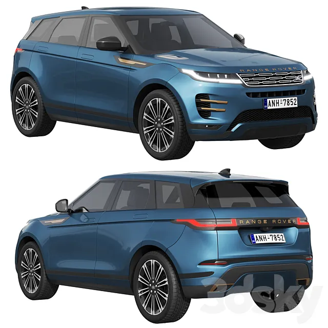 Land Rover Range Rover Evoque 2024 3D Model