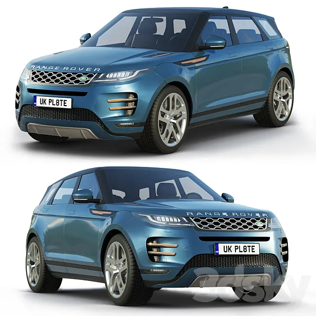 Land Rover Range Rover Evoque R-dynamic 2019 3DModel