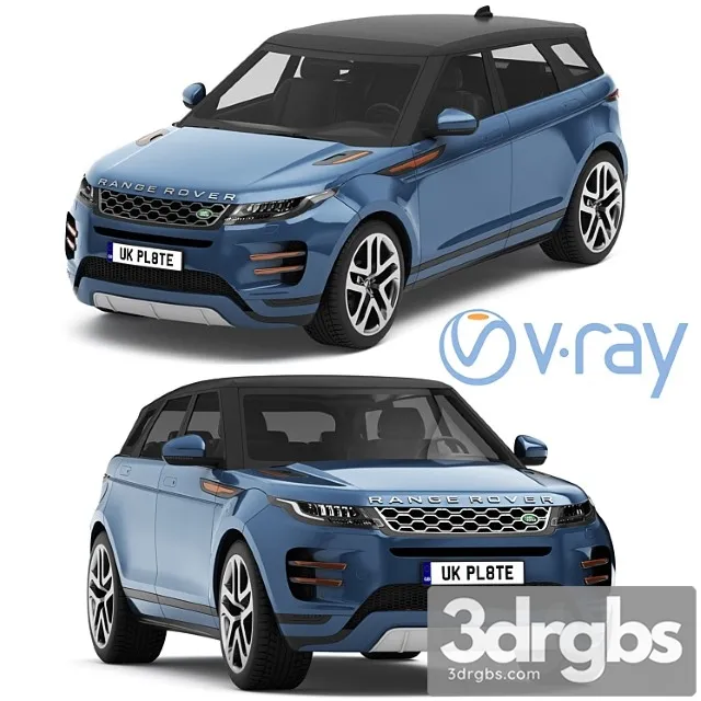 Land rover range rover evoque r-dynamic 2019_1 3D Model Download