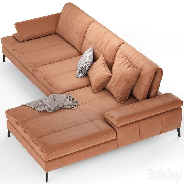 Landa sofa – Calligaris 3D Model Landa sofa – Calligaris 3D Model