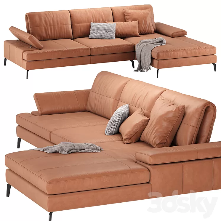 Landa sofa – Calligaris 3D Model Free Download
