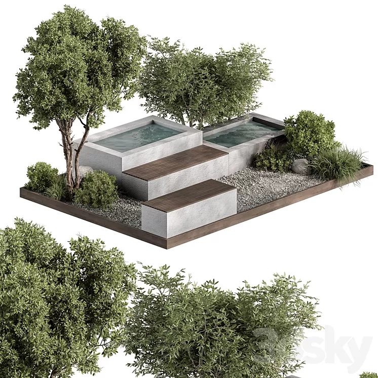 Landscape Furniture Backyard 82 3D Model Landscape Furniture Backyard 82 3D Model