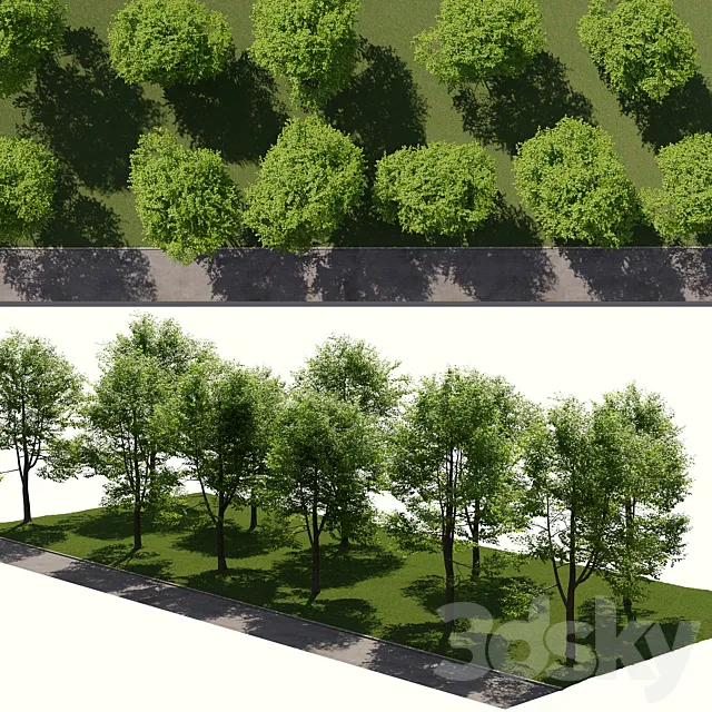 Landscape toolkit_ street 3D Model Landscape toolkit_ street 3D Model