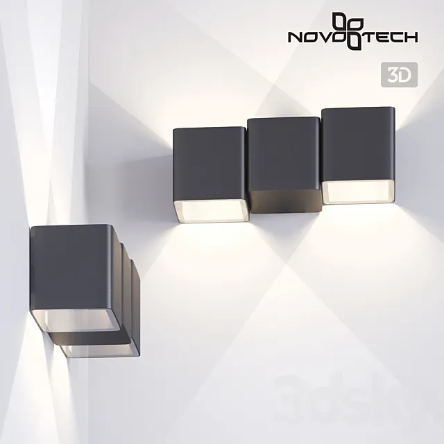 Landscaped LED wall light NOVOTECH 357401 KAIMAS 3D Model
