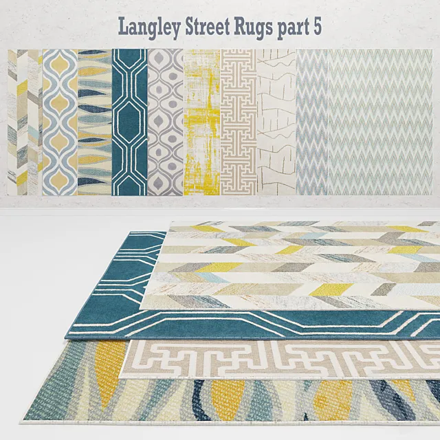Langley Street Rugs part 5 3D Model Langley Street Rugs part 5 3D Model