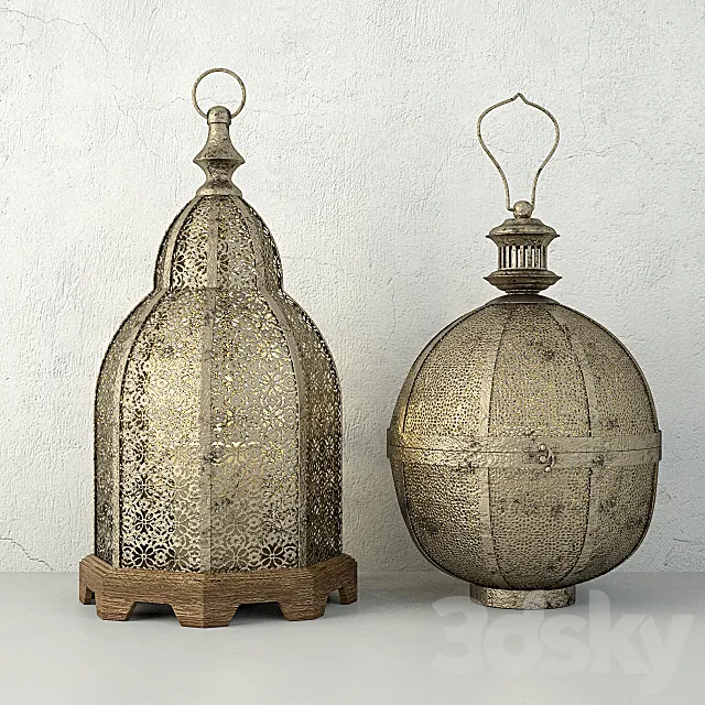 Lanterns _ ZARA HOME 3D Model Lanterns _ ZARA HOME 3D Model