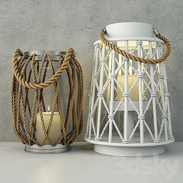 Lanterns _ ZARA HOME 3DModel Lanterns _ ZARA HOME 3DModel