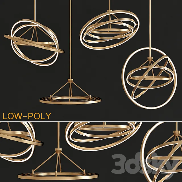 Lanterns & chandeliers – Lighting – Collection – Eichholtz 3D Model Lanterns & chandeliers – Lighting – Collection – Eichholtz 3D Model