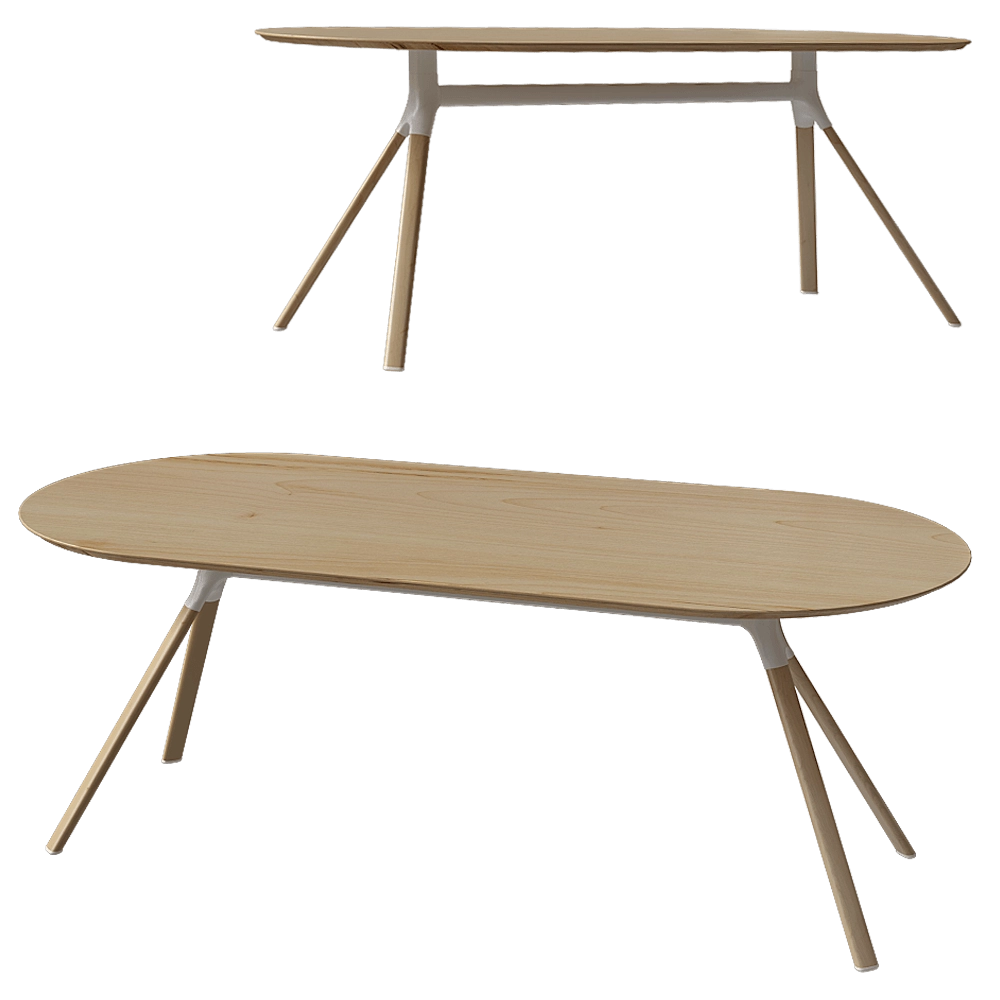 Lapalma – Dining table FORK P128 3D Model