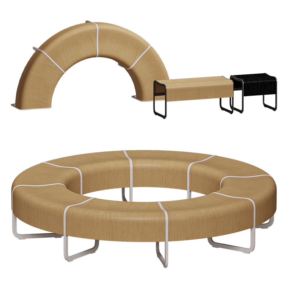 Lapalma – Modular bench ZA SYSTEM 3D Model Lapalma – Modular bench ZA SYSTEM 3D Model