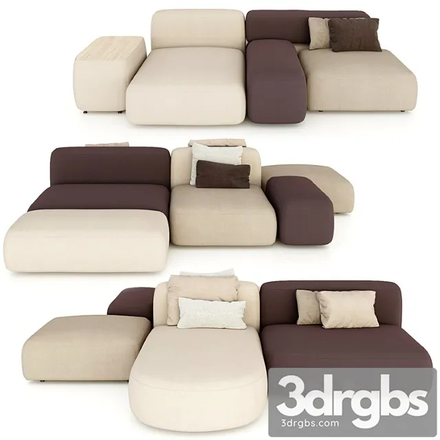 Lapalma. plus. modular sofa. 2 3D Model Download Lapalma. plus. modular sofa. 2 3D Model Download