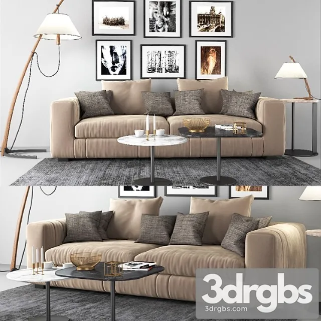 Lapo sofa 2 3D Model Download Lapo sofa 2 3D Model Download
