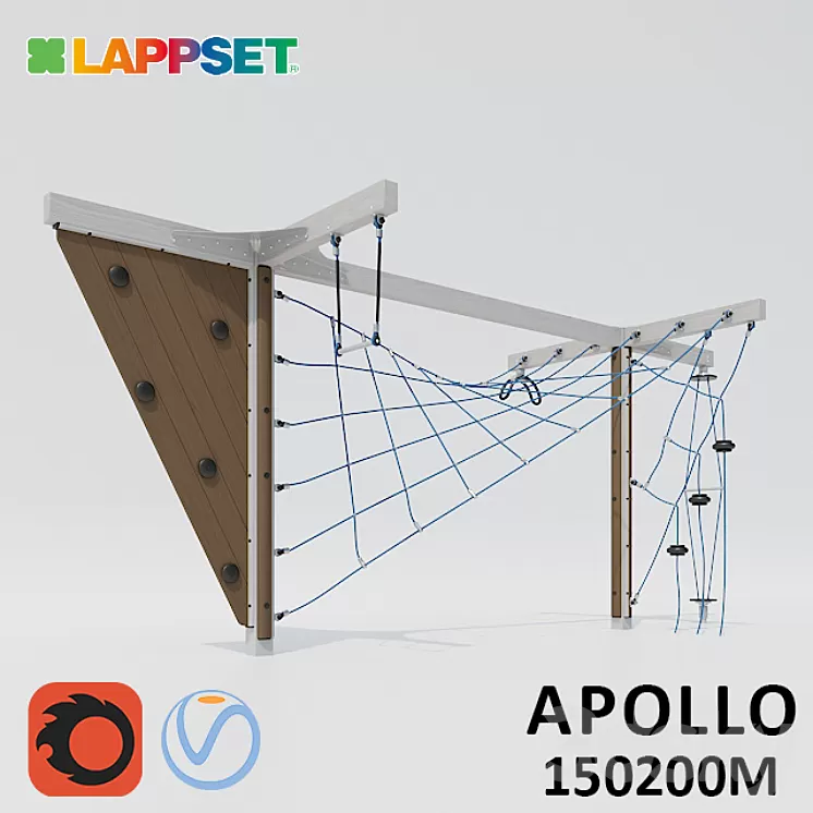 Lappset Apollo 150200M 3D Model Lappset Apollo 150200M 3D Model