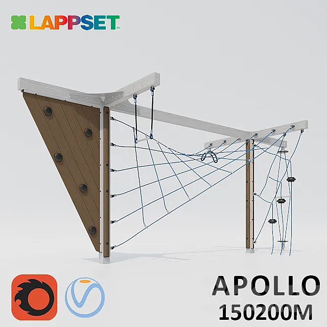 Lappset Apollo 150200M 3DModel Lappset Apollo 150200M 3DModel