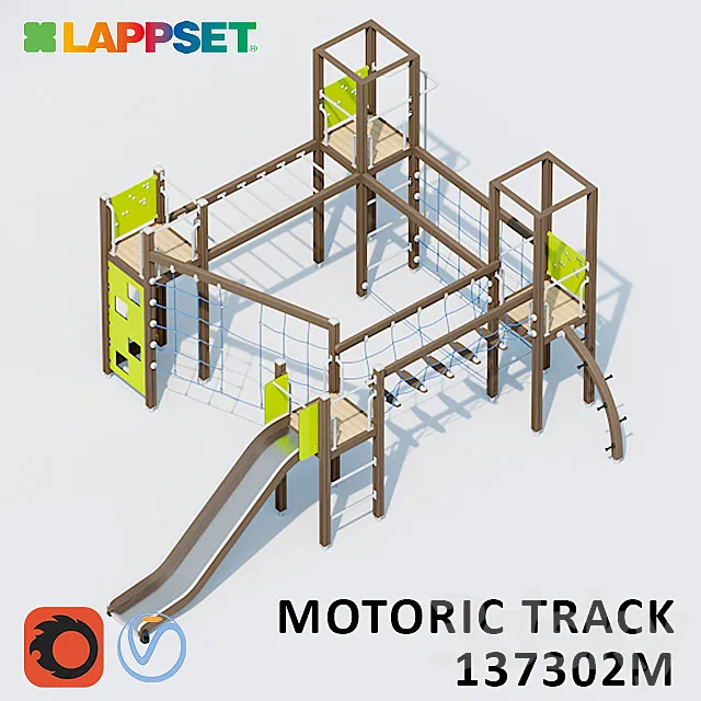 Lappset Motoric Track 137302M 3D Model Lappset Motoric Track 137302M 3D Model