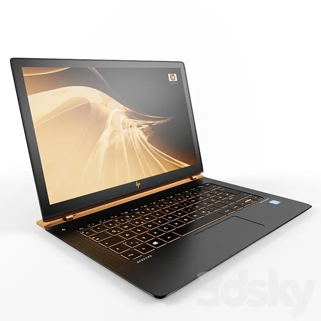 Laptop HP Spectre 13 3D Model