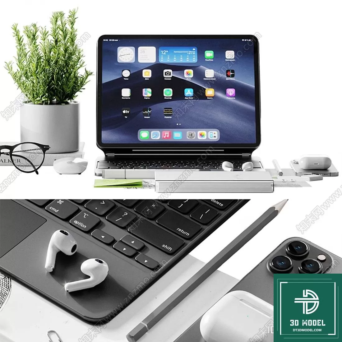 LAPTOP – PC – COMPUTER 3DSKY MODELS – 004