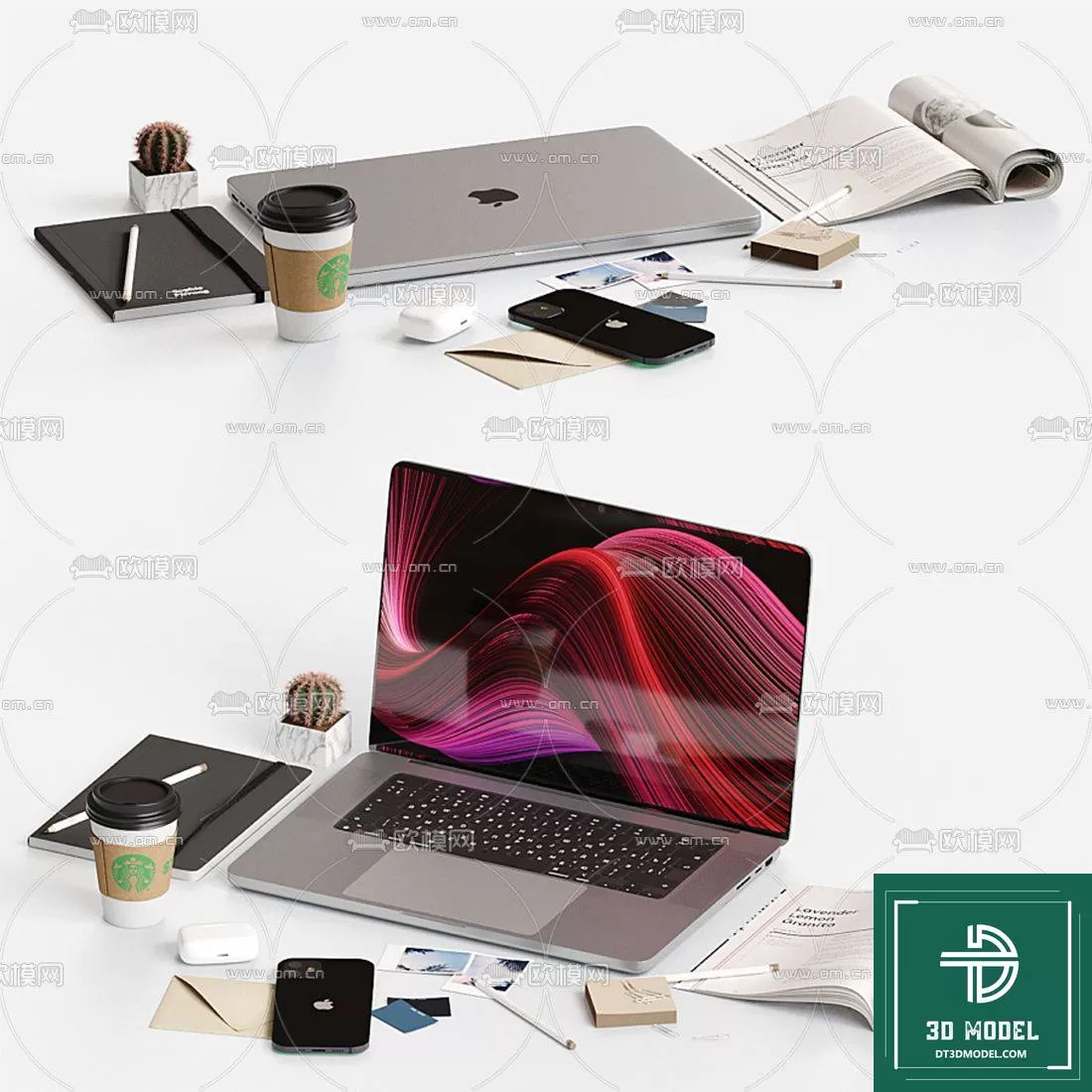 LAPTOP – PC – COMPUTER 3DSKY MODELS – 014