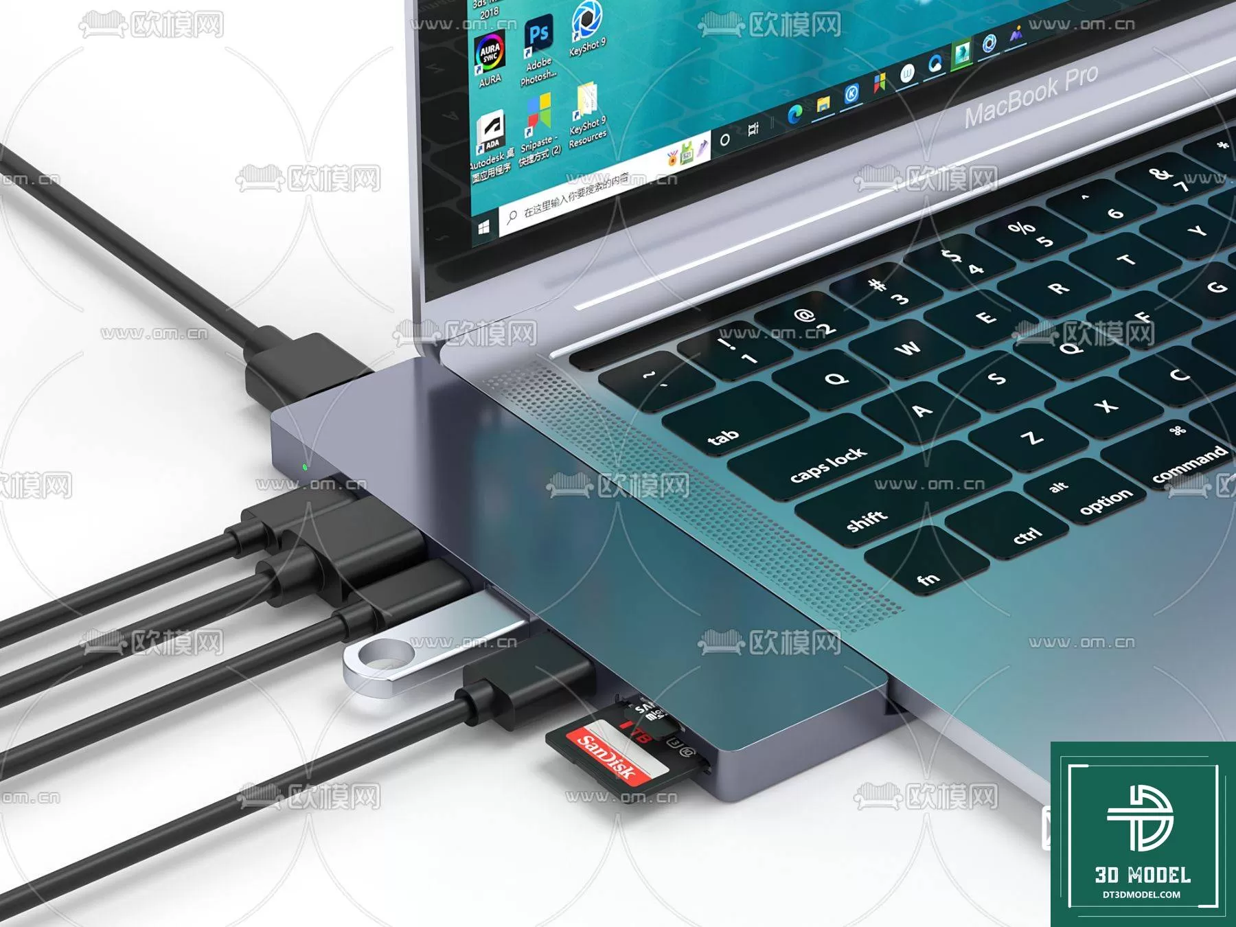 LAPTOP – PC – COMPUTER 3DSKY MODELS – 056