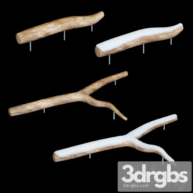 Larch log io 0906 5 and io 0906 6 igratex under snow 3D Model Download Larch log io 0906 5 and io 0906 6 igratex under snow 3D Model Download