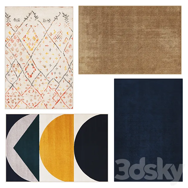 Laredoute – Rug set 13 3D Model