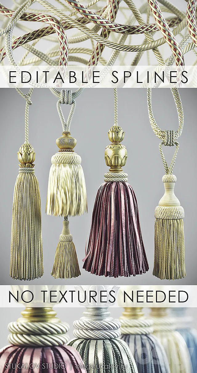 Large Brush Set. Part IV 3DModel Large Brush Set. Part IV 3DModel