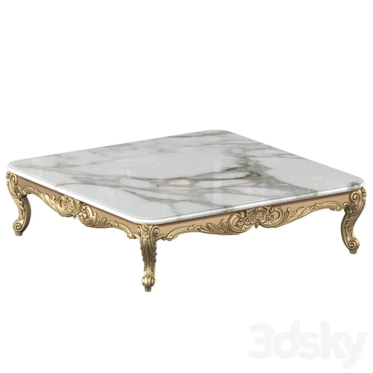 Large coffee table by Roberto Giovannini. Classic coffee table 3D Model Free Download Large coffee table by Roberto Giovannini. Classic coffee table 3D Model Free Download