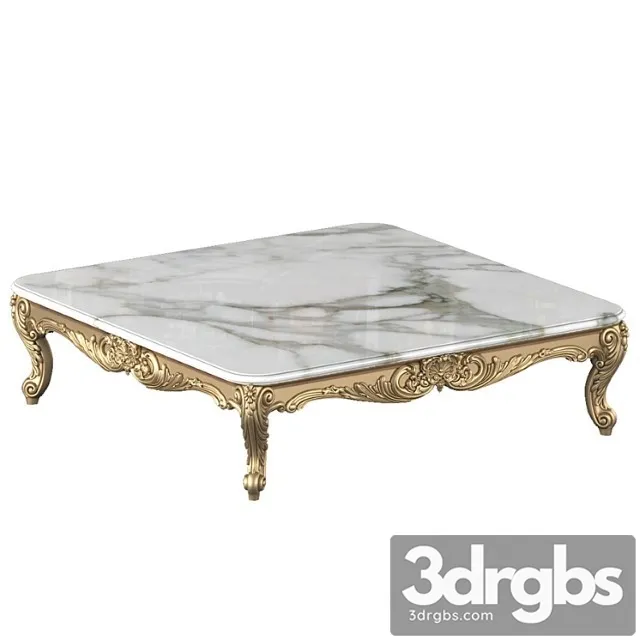 Large Coffee Table by Roberto Giovannini Classitz Zoffee Table 3D Model Download