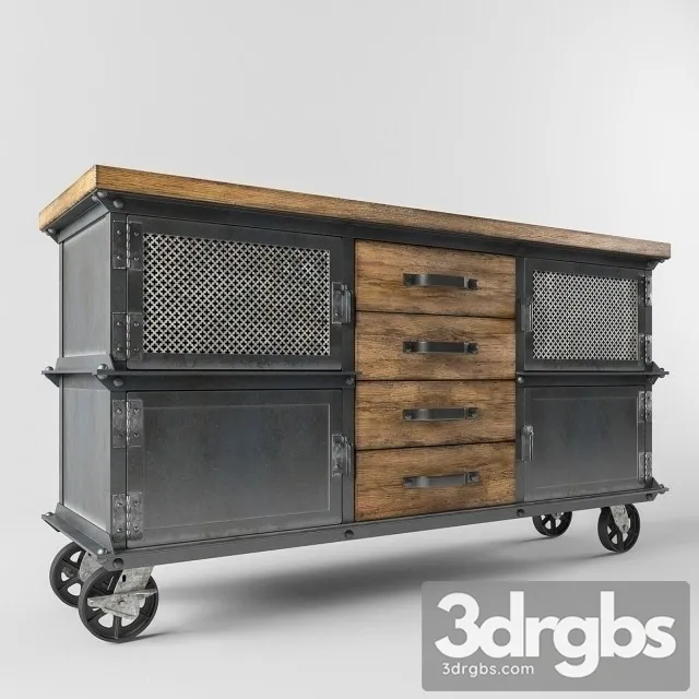 Large Ellis Console 3D Model Download